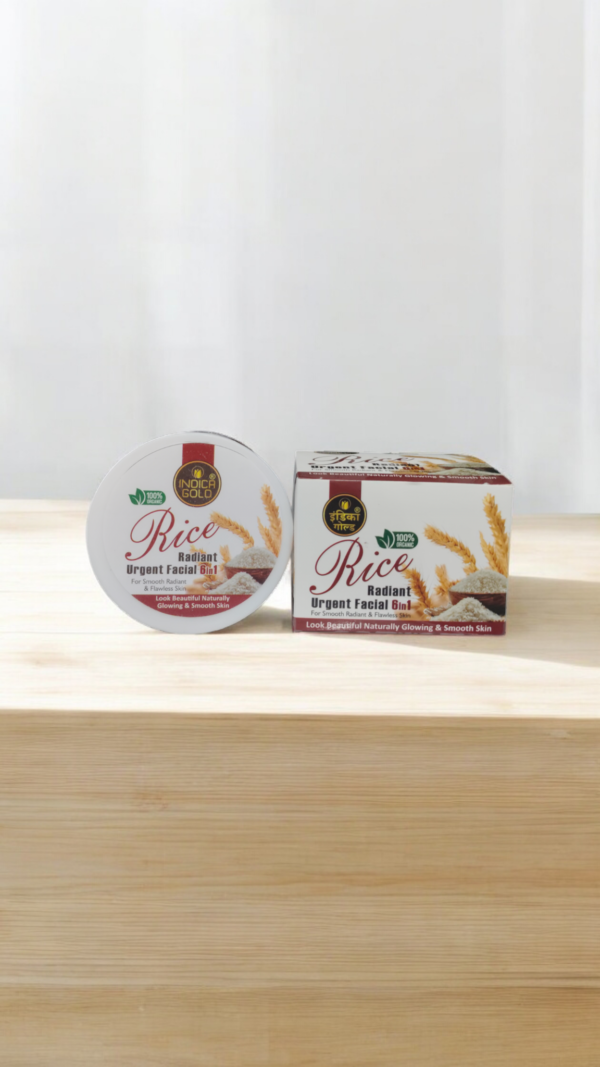 Indica Gold Rice Urgent Facial Jar - Image 2
